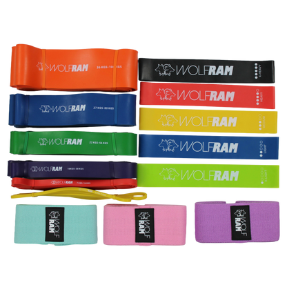 RESISTANCE BANDS / BOOTY BANDS AND KNITTED BOOTY BANDS KIT