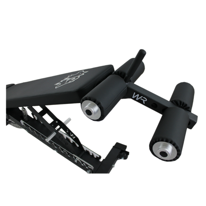 ADJUSTABLE BENCH (ZERO GAP) WITH PREACHER / LEG ATTACHMENT/ BASE AND HOLD DOWN KIT