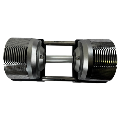 RAM 41.5 KGS CHROME ADJUSTABLE DUMBBELLS AND BLACK STAND KIT