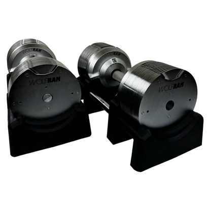 RAM 41.5 KGS ADJUSTABLE DUMBBELLS CHROME