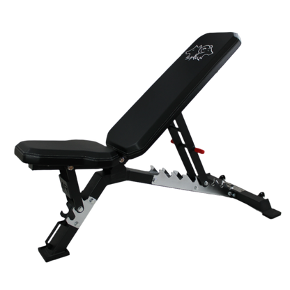 FID BENCH AND 41.5 KGS ADJUSTABLE CHROME DUMBBELLS WITH STAND KIT