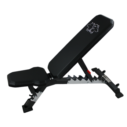 FID BENCH AND 41.5 KGS ADJUSTABLE CHROME DUMBBELLS WITH STAND KIT