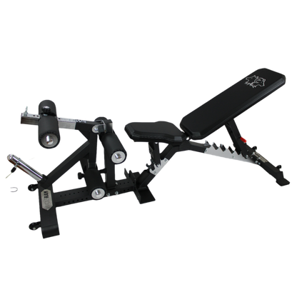 ADJUSTABLE FID BENCH WITH PREACHER / LEG ATTACHMENT AND BASE  KIT