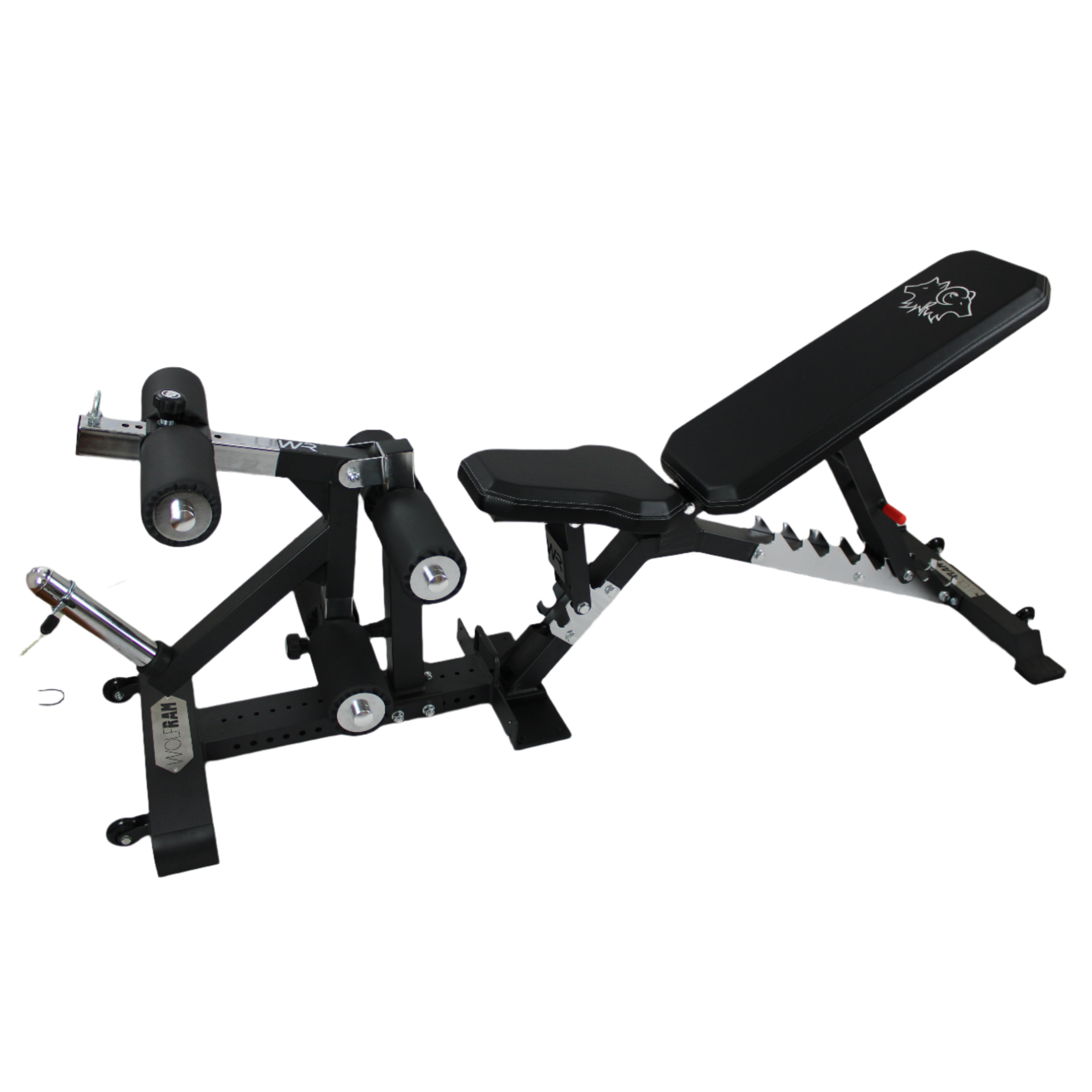 ADJUSTABLE FID BENCH WITH PREACHER / LEG ATTACHMENT AND BASE  KIT