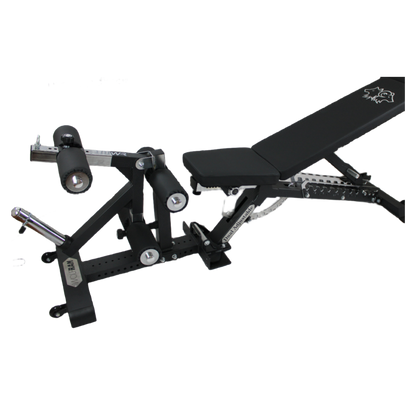 ADJUSTABLE BENCH (ZERO GAP) WITH PREACHER / LEG ATTACHMENT/ BASE AND HOLD DOWN KIT