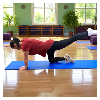 YOGA MAT AND KNITTED BOOTY BANDS KIT