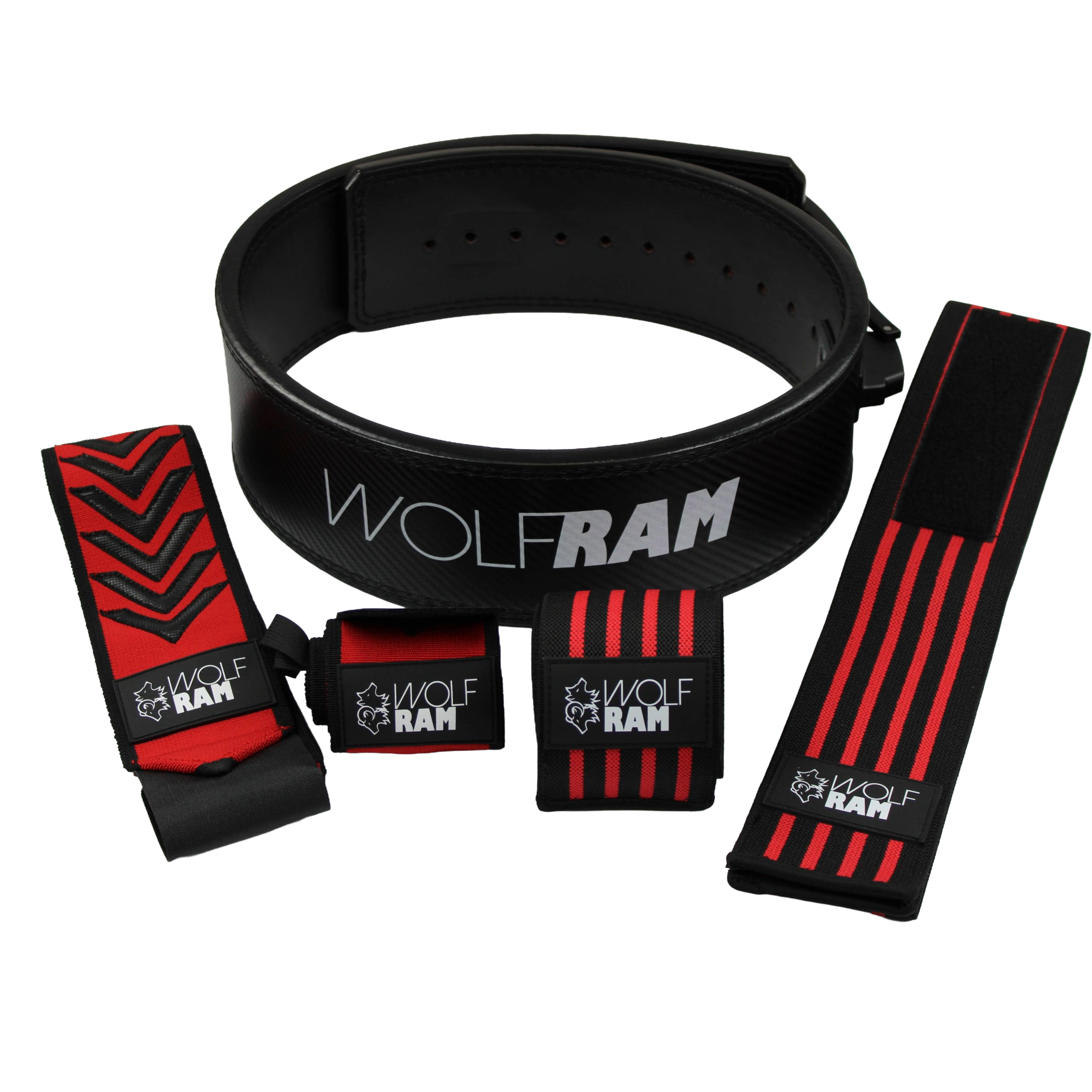 ELITE WRIST WRAPS / KNEE WRAPS / ADJUSTABLE LEATHER BELT KIT