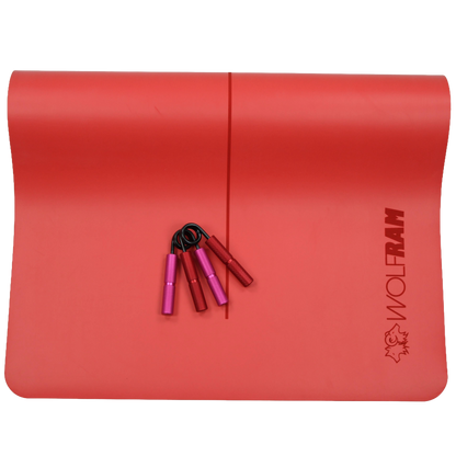 YOGA MAT AND HAND GRIPS KIT