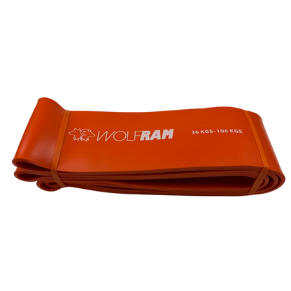 ORANGE RESISTANCE BAND (SUPER HEAVY)  36 KGS - 106 KGS