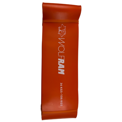 ORANGE RESISTANCE BAND (SUPER HEAVY)  36 KGS - 106 KGS