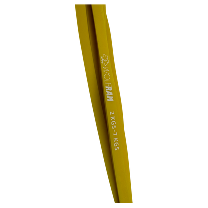 YELLOW RESISTANCE BAND (LIGHT) 2KGS - 7 KGS