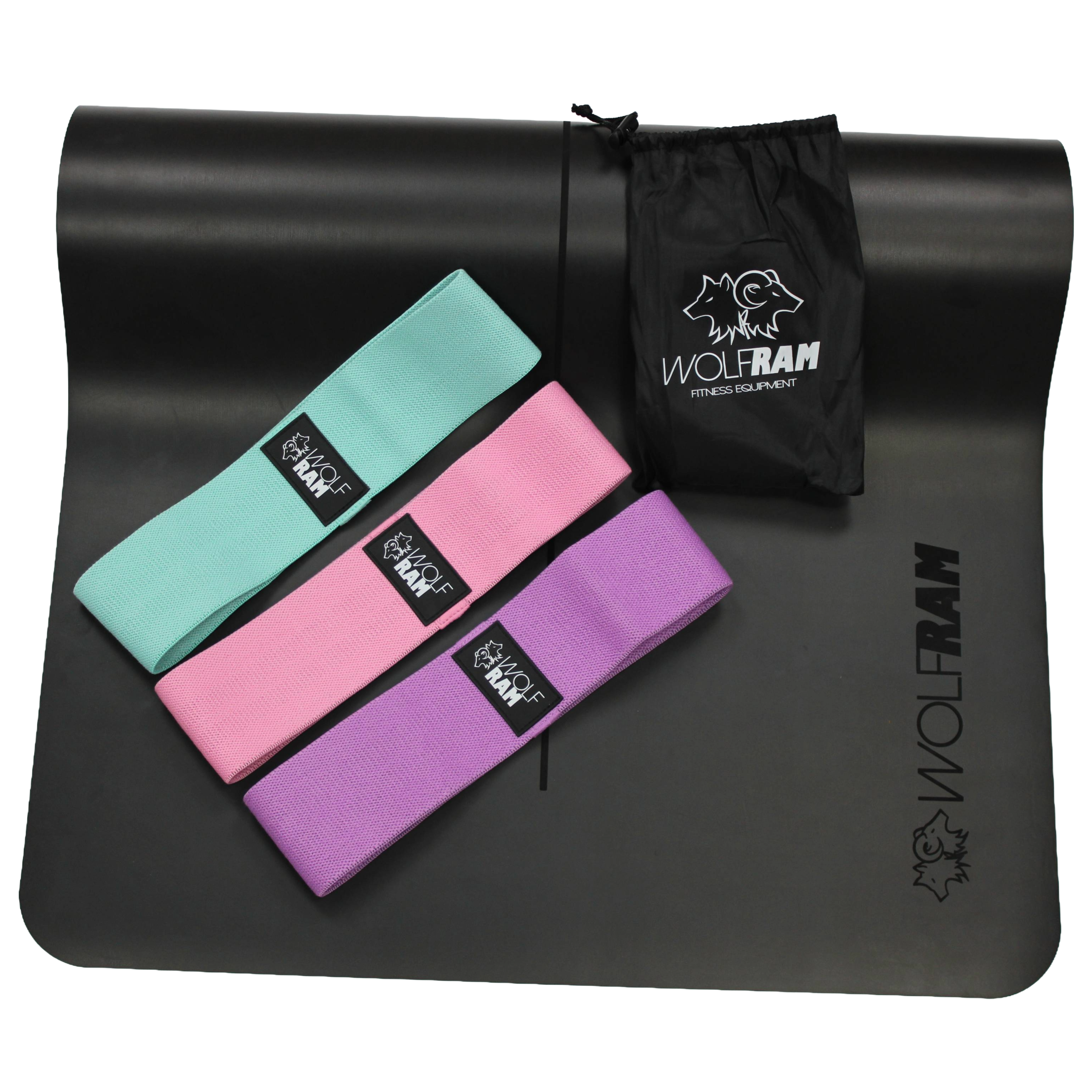 YOGA MAT + KNITTED BOOTY BANDS KIT