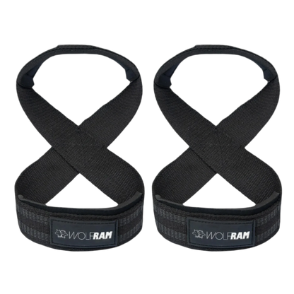 FIGURE 8 STRAPS / LEATHER BELT / KNEE WRAPS / ELITE WRIST WRAPS / RAM GRIPS