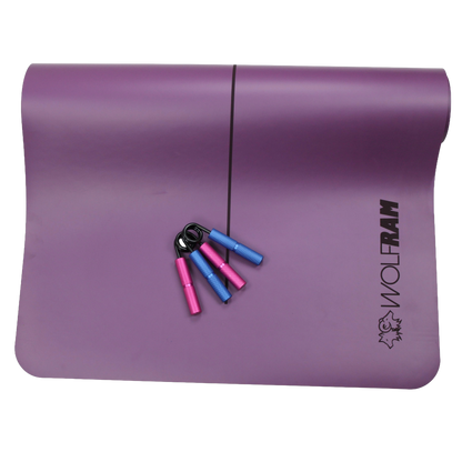 YOGA MAT AND HAND GRIPS KIT