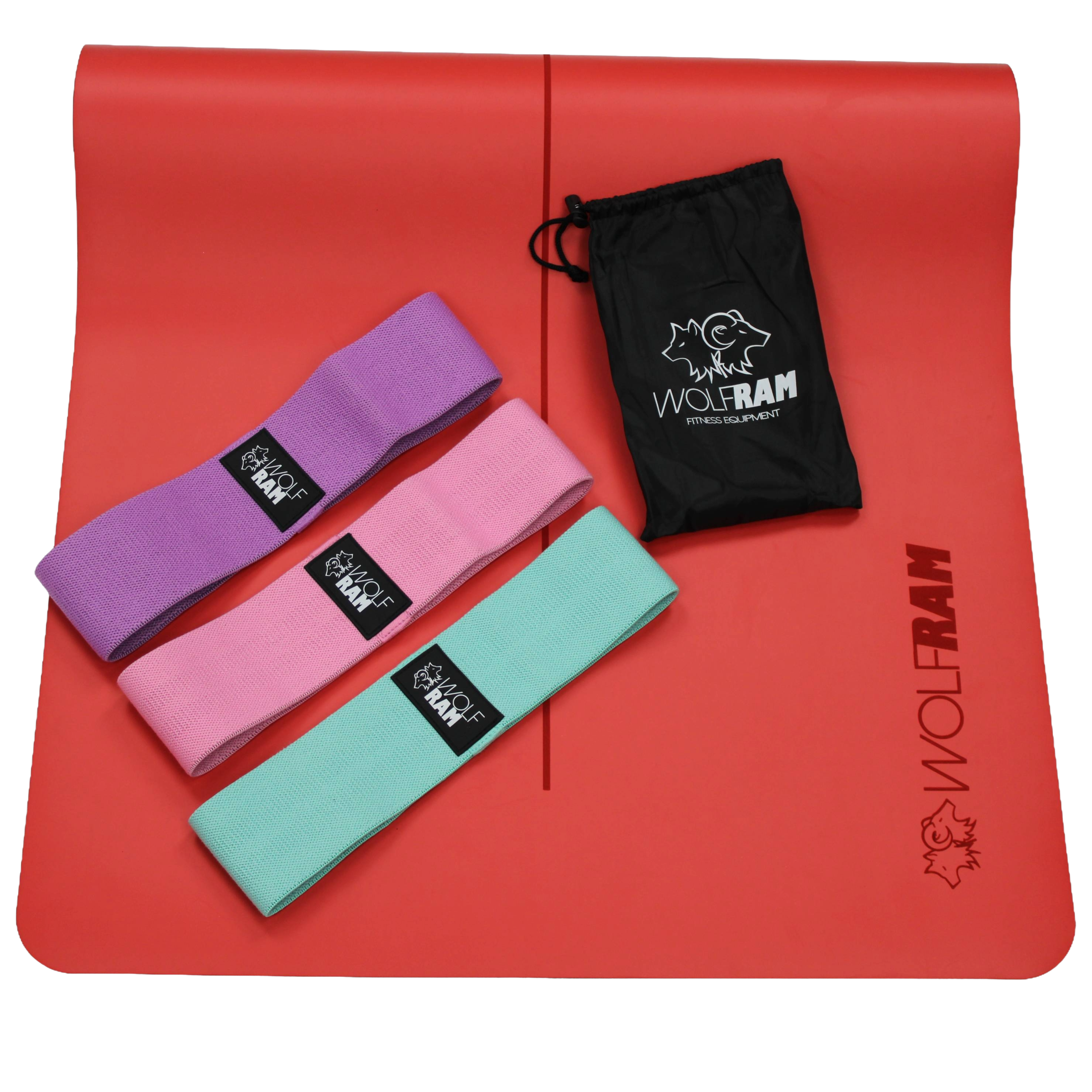 YOGA MAT + KNITTED BOOTY BANDS KIT