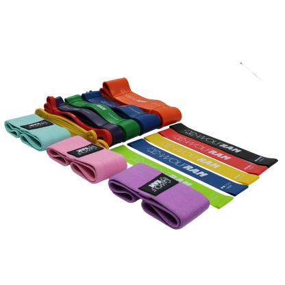 RESISTANCE BANDS / BOOTY BANDS AND KNITTED BOOTY BANDS KIT