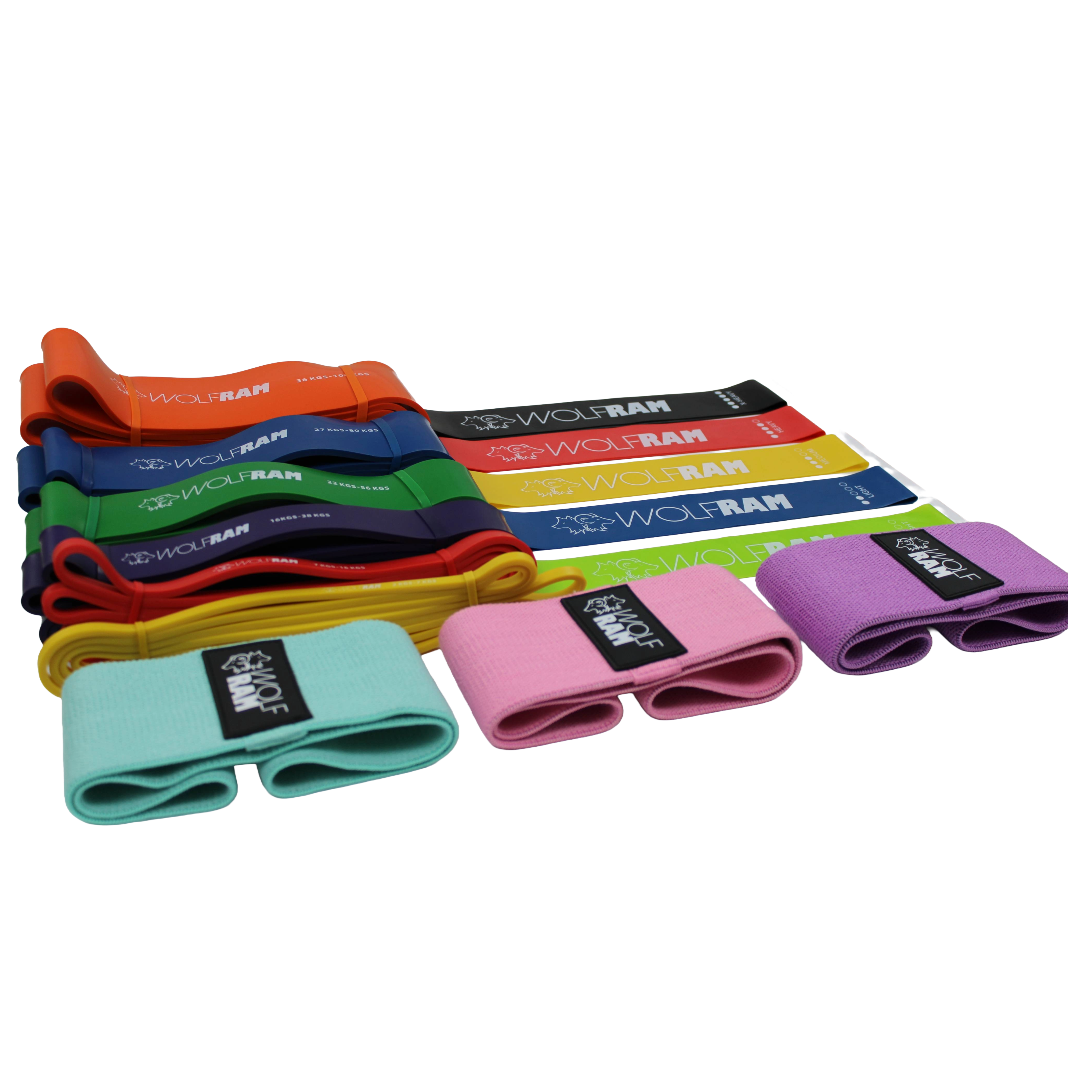 RESISTANCE BANDS / BOOTY BANDS AND KNITTED BOOTY BANDS KIT