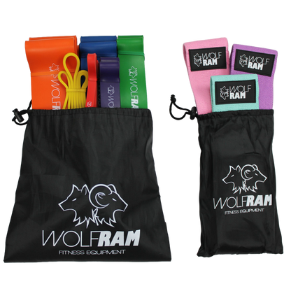 RESISTANCE BANDS AND KNITTED BOOTY BANDS