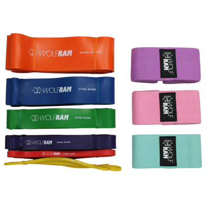 RESISTANCE BANDS AND KNITTED BOOTY BANDS